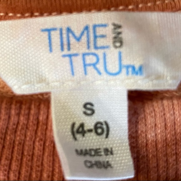 Girls Time and Tru tie dye sweatshirt size small ( 4/6 ) - Picture 6 of 7